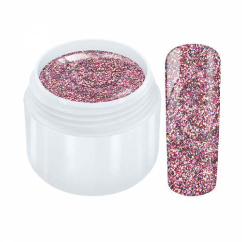 Effect-Gel Multi Glitter rose light